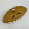 Johnny Unitas & Franco Harris Signed Vintage Spalding Football JSA COA