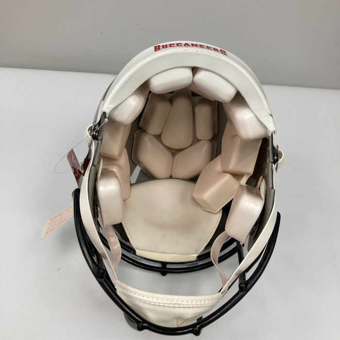 President Donald Trump Full Name Signed Buccaneers Super Bowl Helmet Beckett COA