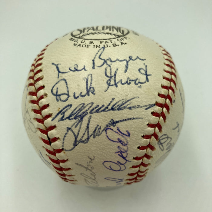 1964 All Star Game Team Signed Baseball Roberto Clemente Willie Mays Koufax PSA