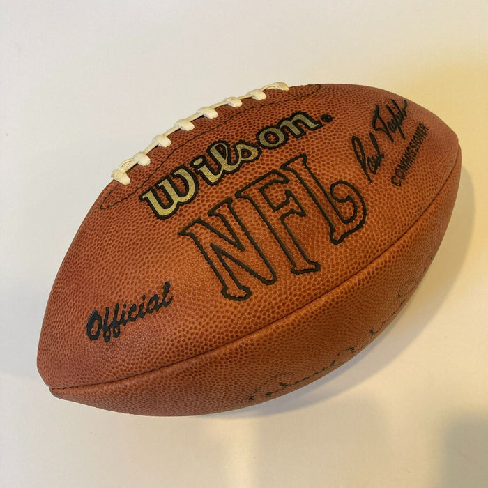 Johnny Unitas Signed Autographed Wilson NFL Game Football With JSA COA