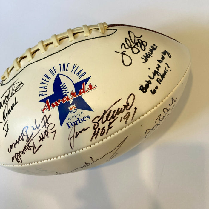 2005 Super Bowl Signed Football Dan Marino Gene Hackman Jack Kemp John Mccain