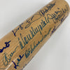 Hall Of Fame Multi Signed Cooperstown Baseball Bat 40 Sigs Willie Mays JSA COA
