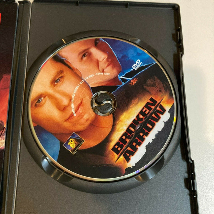 Christian Slater & Samantha Mathis Signed Broken Arrow DVD JSA COA