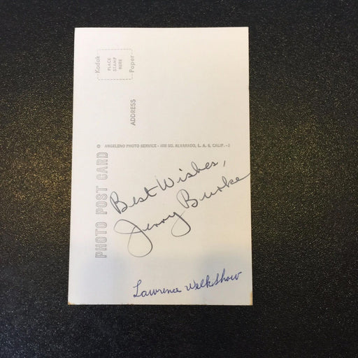 Rare Jerry Burke Signed Autographed Photo Post Card Lawrence Welk Show
