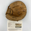 Yogi Berra It Ain't Over Till It's Over  Signed 1950's Catcher's Mitt Glove JSA