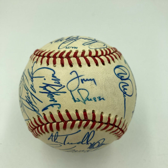 1990 All Star Game Team Signed Baseball Kirby Puckett Mark McGwire Ripken JSA