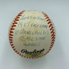 Rare Tom Seaver Signed Heavily Inscribed Career STAT Baseball With JSA COA