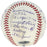 Bob Feller Signed Heavily Inscribed Career STAT Baseball Beckett Certified