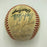 1954 New York Giants & Cleveland Indians World Series Multi Signed Baseball JSA