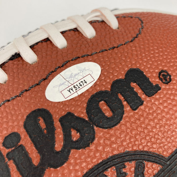 1985 Super Bowl Champs Chicago Bears Team Signed Football Walter Payton JSA COA