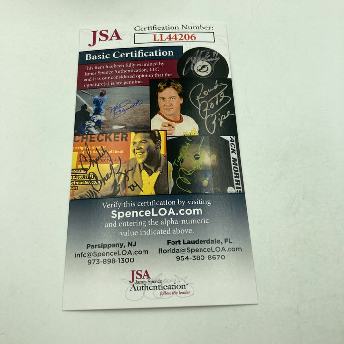 Joe Cunningham Ken Reitz Bob Costas Roy Sievers Danny McKay Signed Baseball JSA