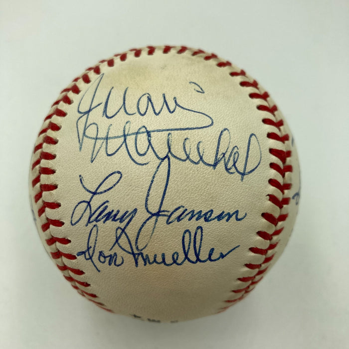 San Francisco Giants HOF Legends Signed Baseball Willie Mays Willie Mccovey JSA