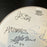 The Yardbirds & The Animals Bands Signed Drumhead JSA COA 9 Signatures