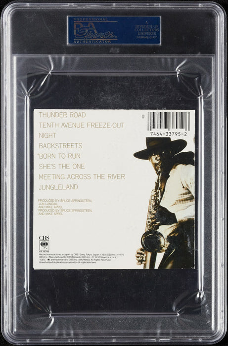 Bruce Springsteen Signed "Born To Run" CD Cover PSA DNA Authenticated