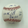 Juan Gonzalez Signed Heavily Inscribed STAT Baseball JSA COA
