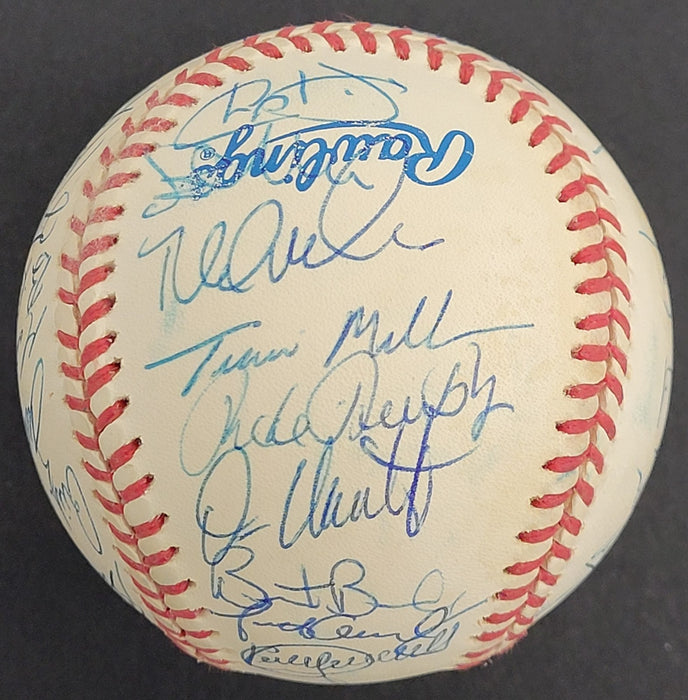 1996 Minnesota Twins Team Signed Baseball w/ Kirby Puckett JSA COA