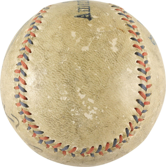 Earliest Known Ty Cobb Single Signed 1912 American League Baseball JSA COA