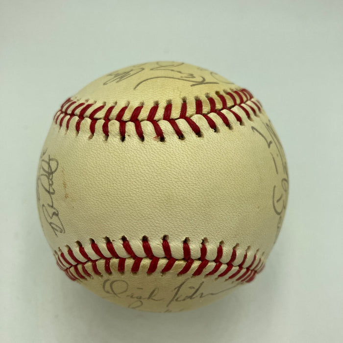 1978 New York Yankees World Series Champs Team Signed Baseball Munson Beckett