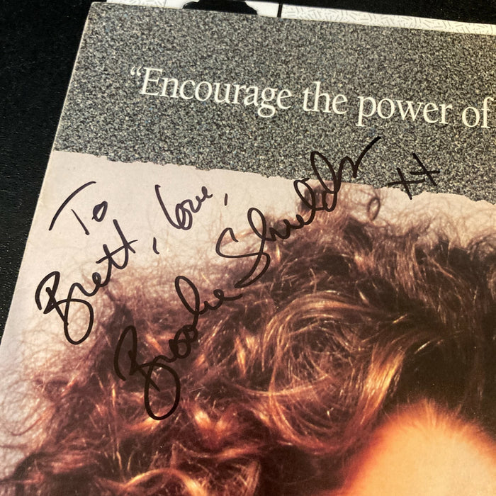 Brooke Shields Signed Vintage Advertising Magazine With JSA COA