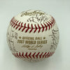Rare 2007 Colorado Rockies NL Champs Team Signed World Series Baseball JSA COA
