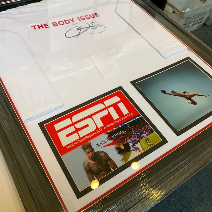 Odell Beckham Jr. Signed Actual Worn Robe From ESPN Body Issue Photoshoot JSA