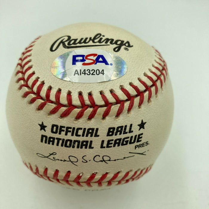 Meryl Streep Signed National League Baseball PSA DNA COA Movie Star RARE