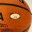 2008 Hall Of Fame Induction Signed Basketball Hakeem Olajuwon Pat Riley JSA COA