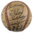 New York Yankees Giants Dodgers 1920's-1950's Legends Multi Signed Baseball JSA