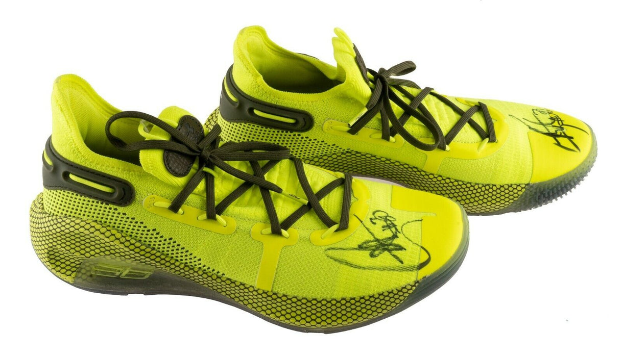 Stephen Curry Signed Game Issued 2019 All Star Game Shoes Sneakers JSA COA