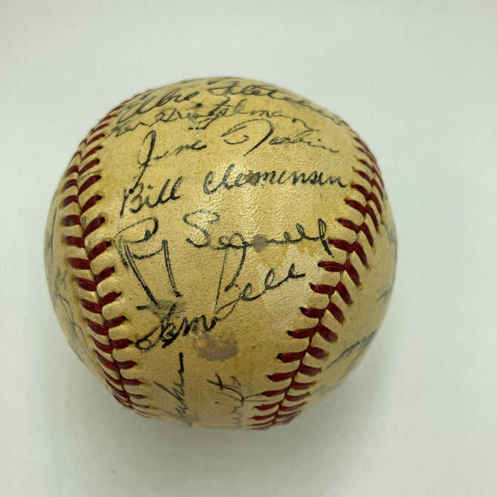 Honus Wagner Paul Waner Arky Vaughan Pie Traynor Chuck Klein Signed Baseball JSA
