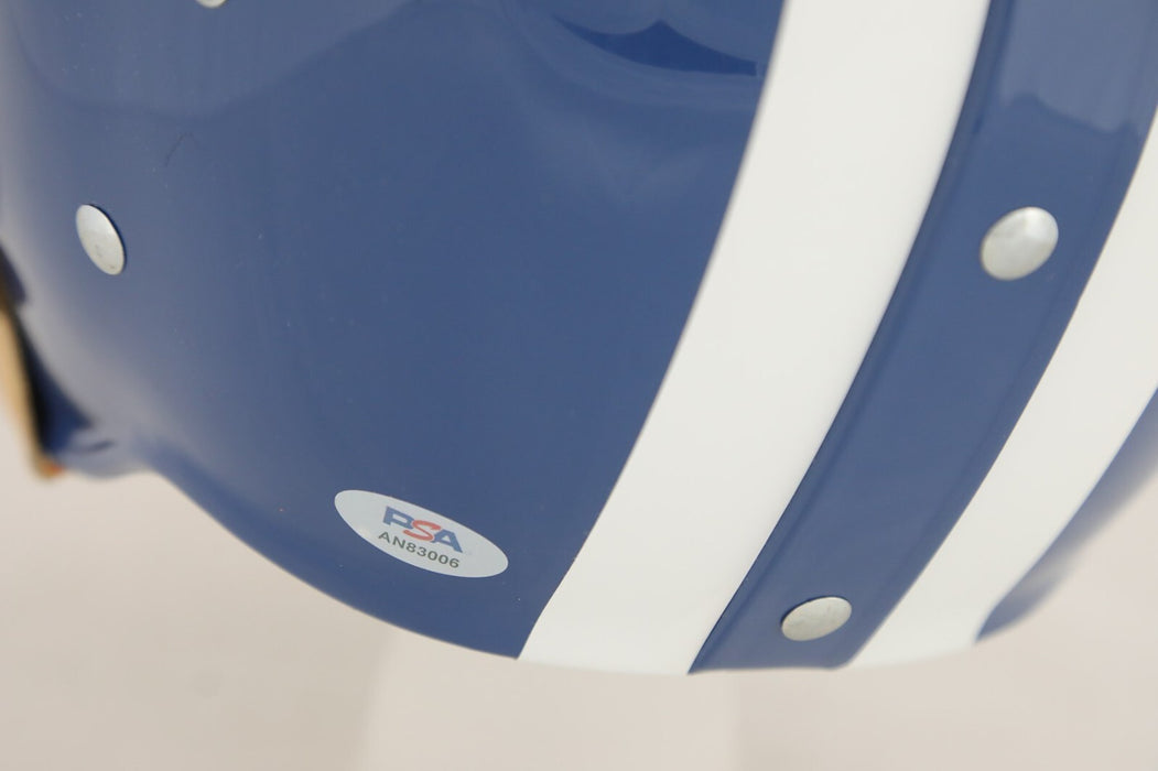 Sonny Jurgensen Signed Authentic Duke Blue Devils Full Size Helmet PSA DNA COA