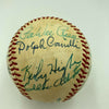 1940's Brooklyn Dodgers Legends Signed Baseball Leo Durocher Pee Wee Reese PSA