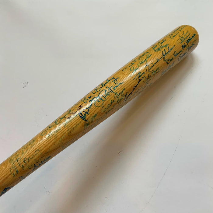 New York Yankees Hall Of Fame & Greats Signed Cooperstown Bat W/ 90 Signatures!