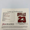 Michael Jordan Signed 1998 Pro Cut Chicago Bulls Jersey UDA & JSA COA MINT 9