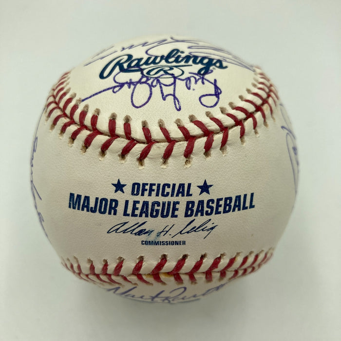 1986 Boston Red Sox AL Champs Team Signed Major League Baseball JSA COA