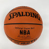 Magic Johnson Signed Heavily Inscribed STATS Basketball 18/32 JSA & Steiner COA