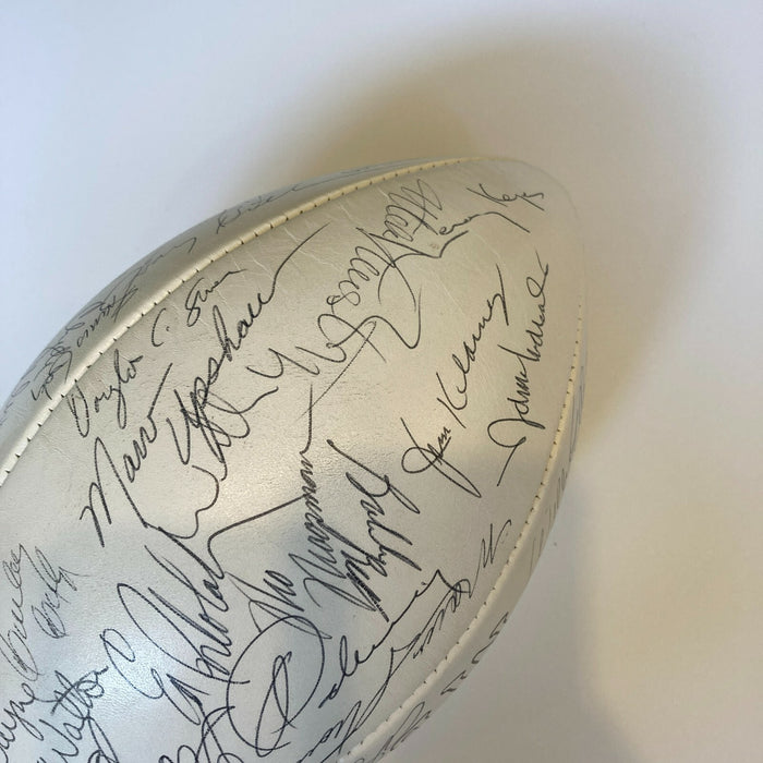 1973 Kansas City Chiefs Team Signed NFL Wilson Football Len Dawson JSA COA