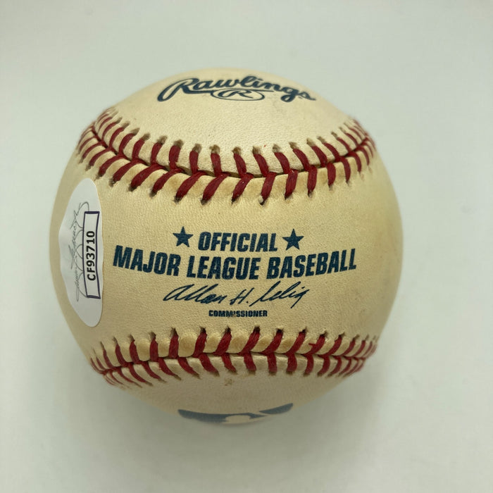 Tony Curtis Single Signed Major League Baseball JSA COA