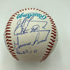 Derek Jeter Mariano Rivera Pre Rookie 1995 Columbus Clippers Signed Baseball JSA