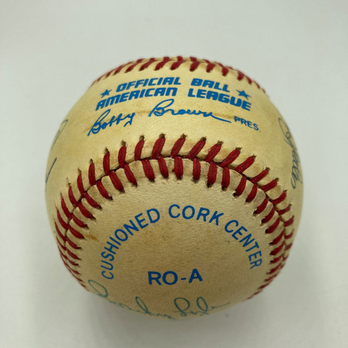1979 New York Yankees Team Signed Official American League Baseball JSA COA