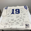 NFL Hall Of Fame Quarterbacks Multi Signed Mitchell & Ness Jersey 40 Sigs JSA