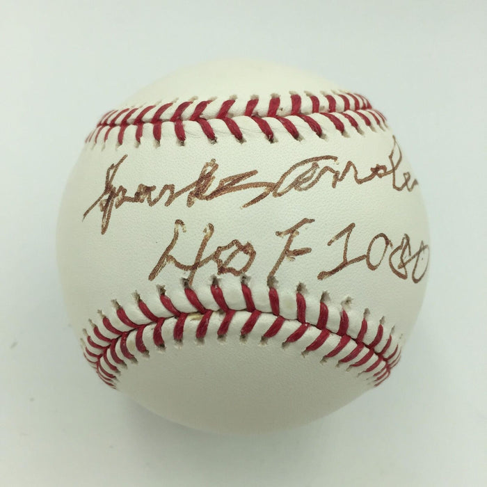 Sparky Anderson HOF 2000 Signed Official Major League Baseball JSA COA