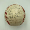 1951 Yankees World Series Champs Team Signed Baseball Mickey Mantle Rookie PSA