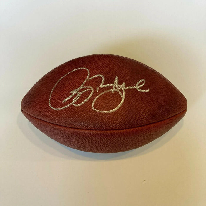 Isaac Bruce Signed Super Bowl XXXIV Game Used Football St. Louis Rams PSA DNA