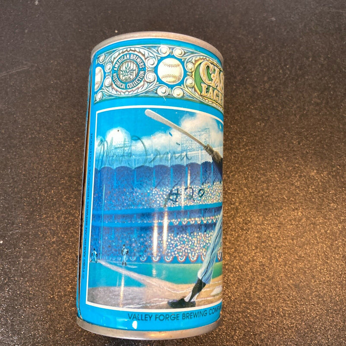 Monte Irvin Signed Autographed Vintage Lager Can