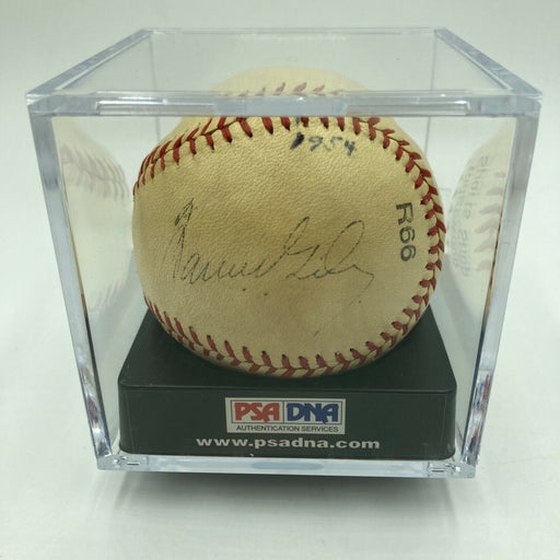 RARE Warren Giles Single Signed Autographed Baseball PSA DNA COA HOF