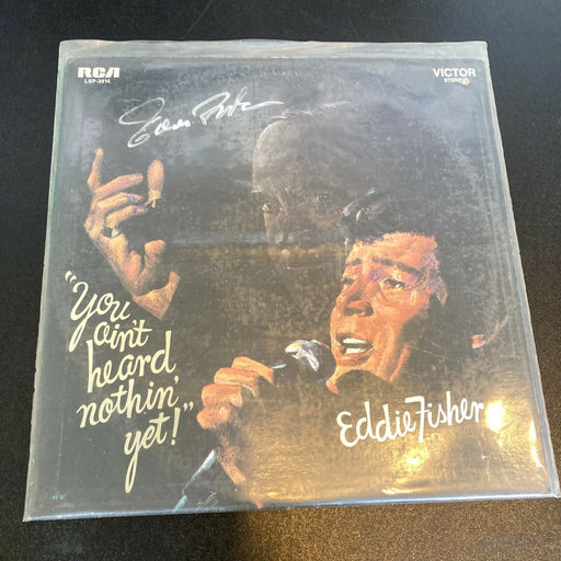 Eddie Fisher Signed Autographed Vintage LP Record