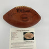 Joe Paterno Signed Wilson The Duke Game Football JSA COA