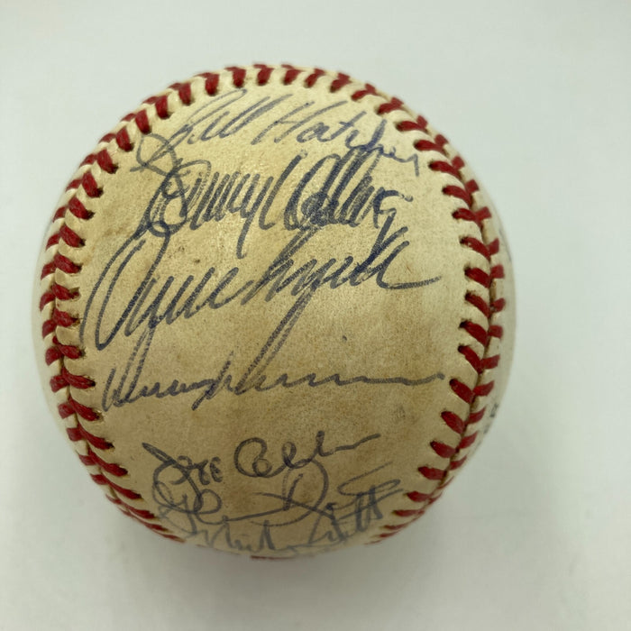 Nolan Ryan 1980 Houston Astros Team Signed National League Baseball