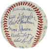 1961 New York Yankees World Series Champs Team Signed Baseball Mickey Mantle JSA